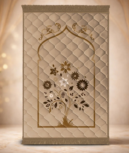 Beige Colorful Flower | Exclusive