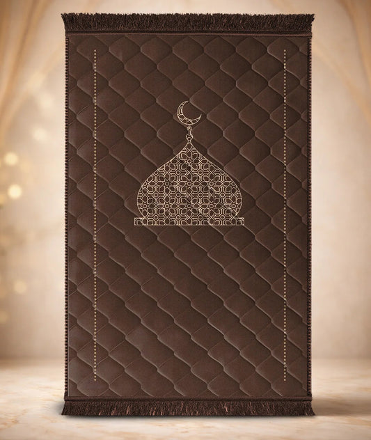 Light Brown Mosque & Moon | Exclusive