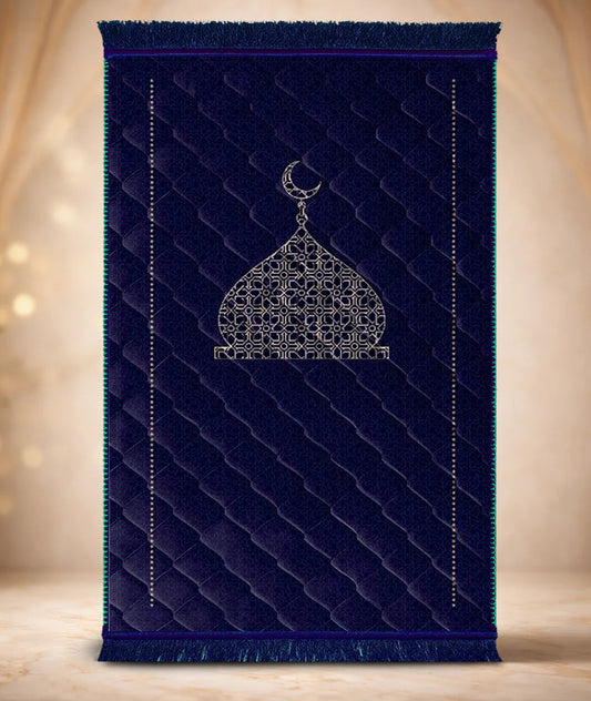 Navy Blue Mosque & Moon | Exclusive