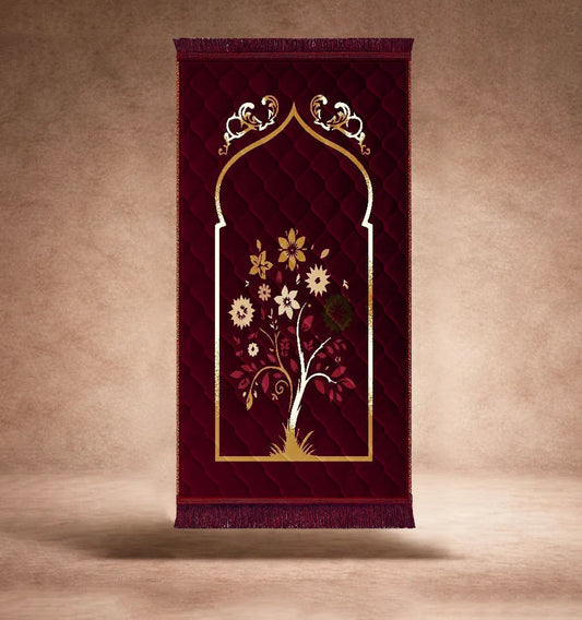 Maroon Colorful Flower | Perfect Fit