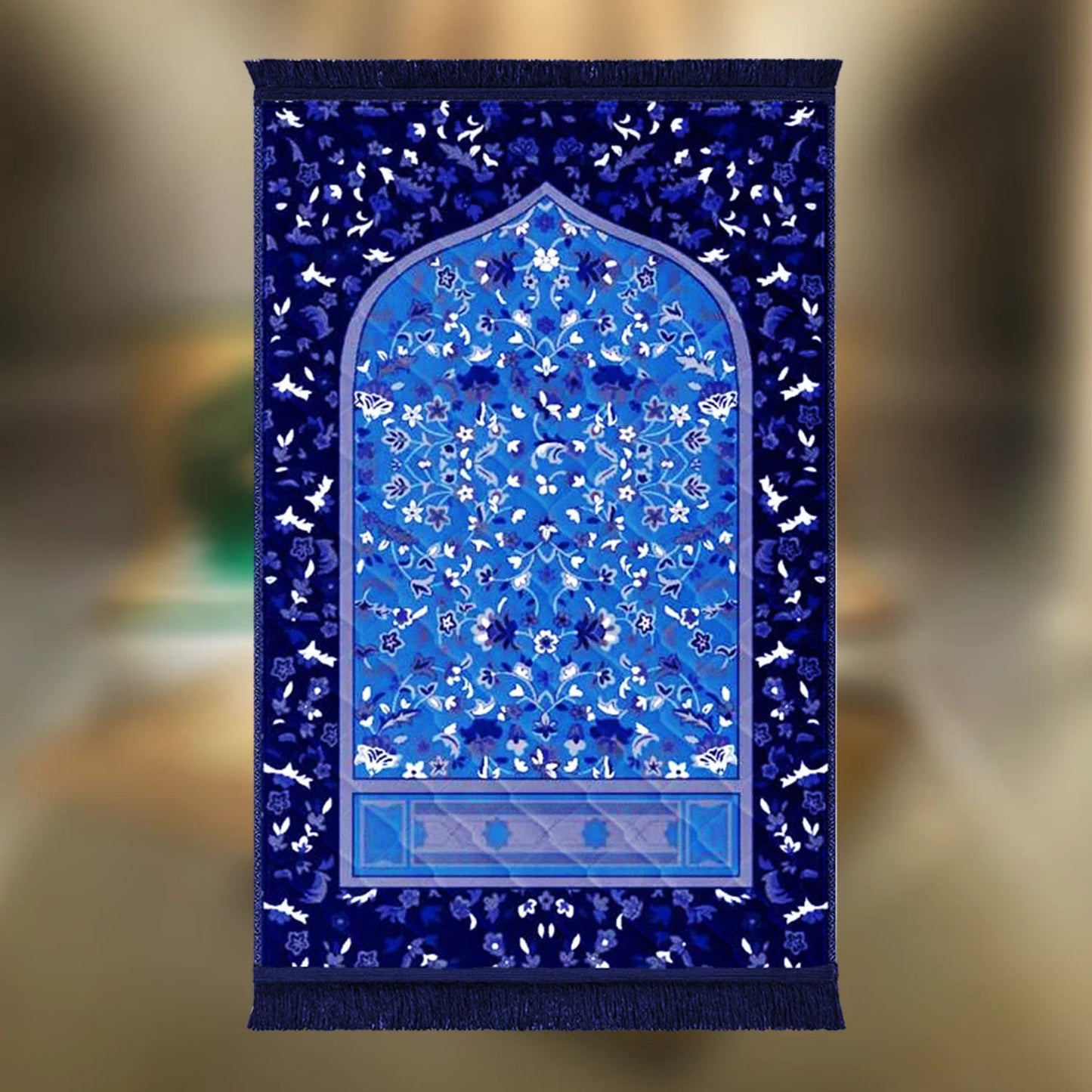 Blue Leaves & Flower - Lite